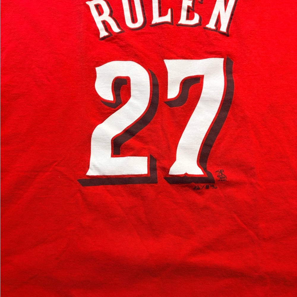 Majestic Red Jersey with‎ White and Black Details